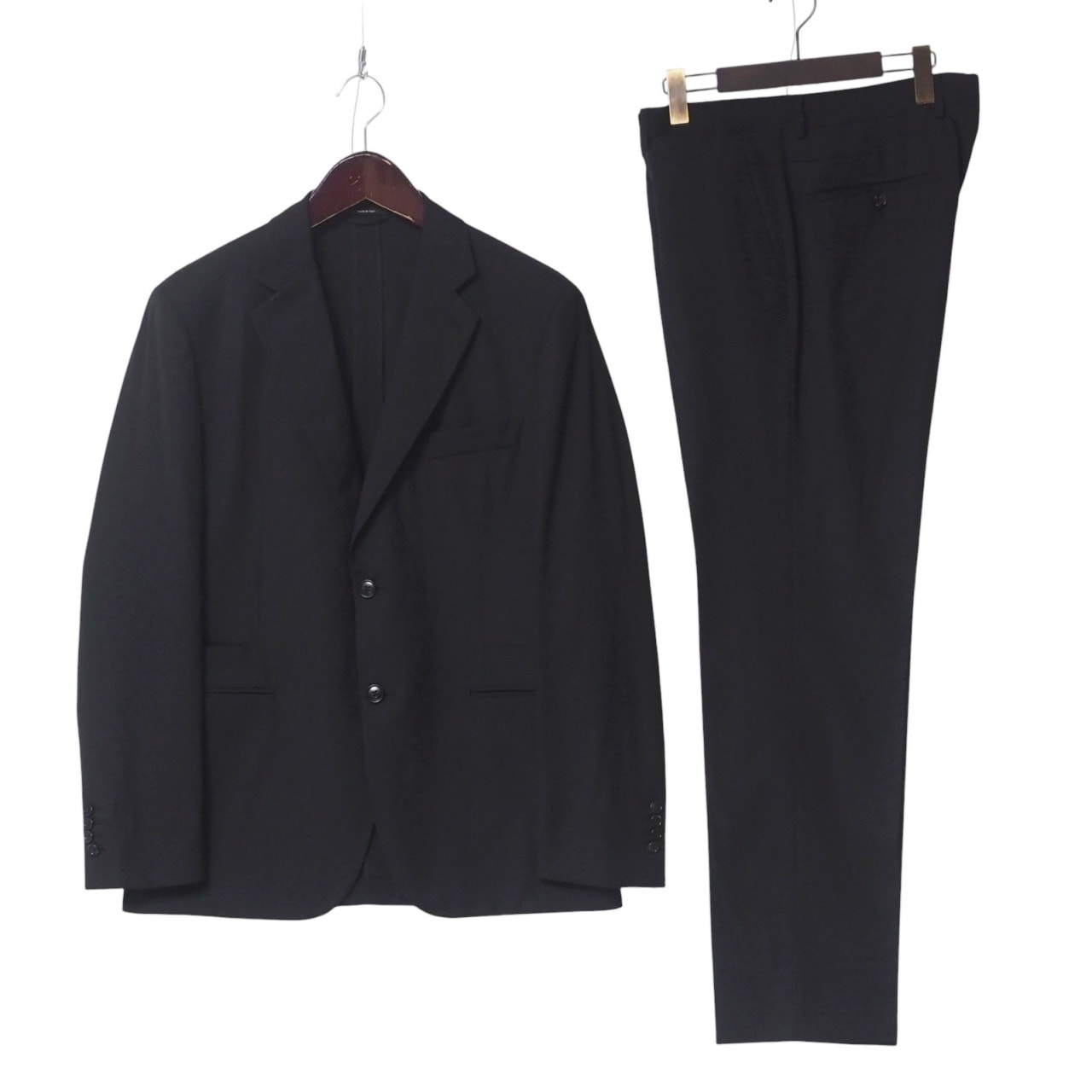 ■美品■HERMES エルメス パンツスーツ サイズ52 2B テーラードジャケット ブレザー パンツ スラックス イタリア製 ブランド古着【中古】20250403/RA3993