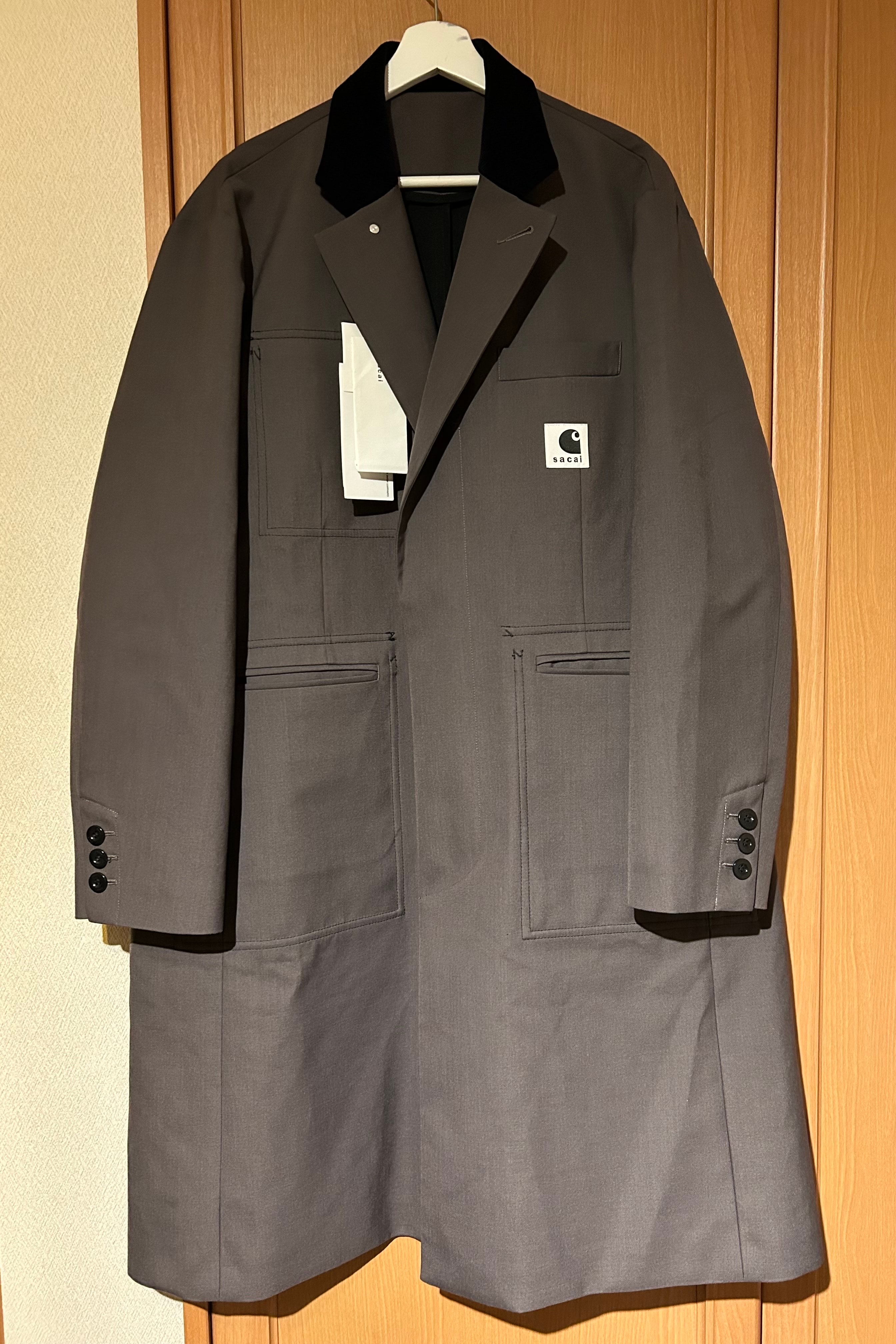 カーハート WIP × サカイ スーツ ボンディング コート "トープ"