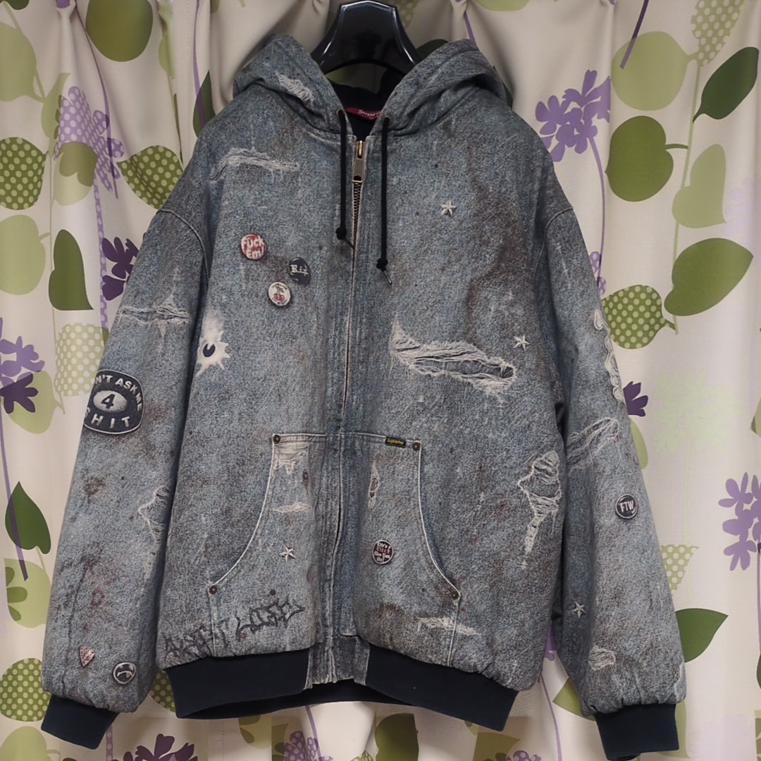 Supreme HJR Trompe Loeil Hooded Work Jacket 