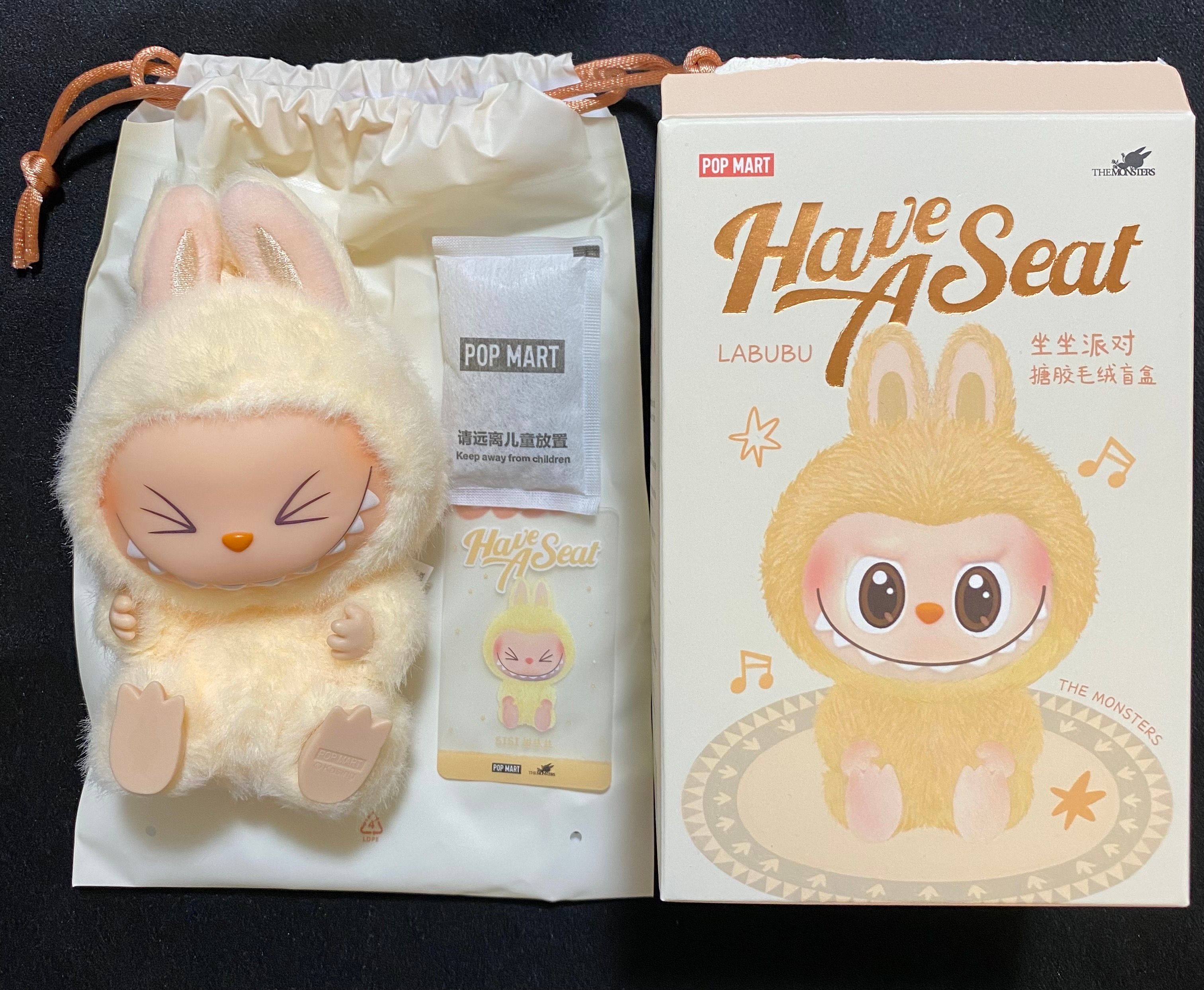 POP MART THE MONSTERS (LABUBU) Have a Seat Plush Series SISI