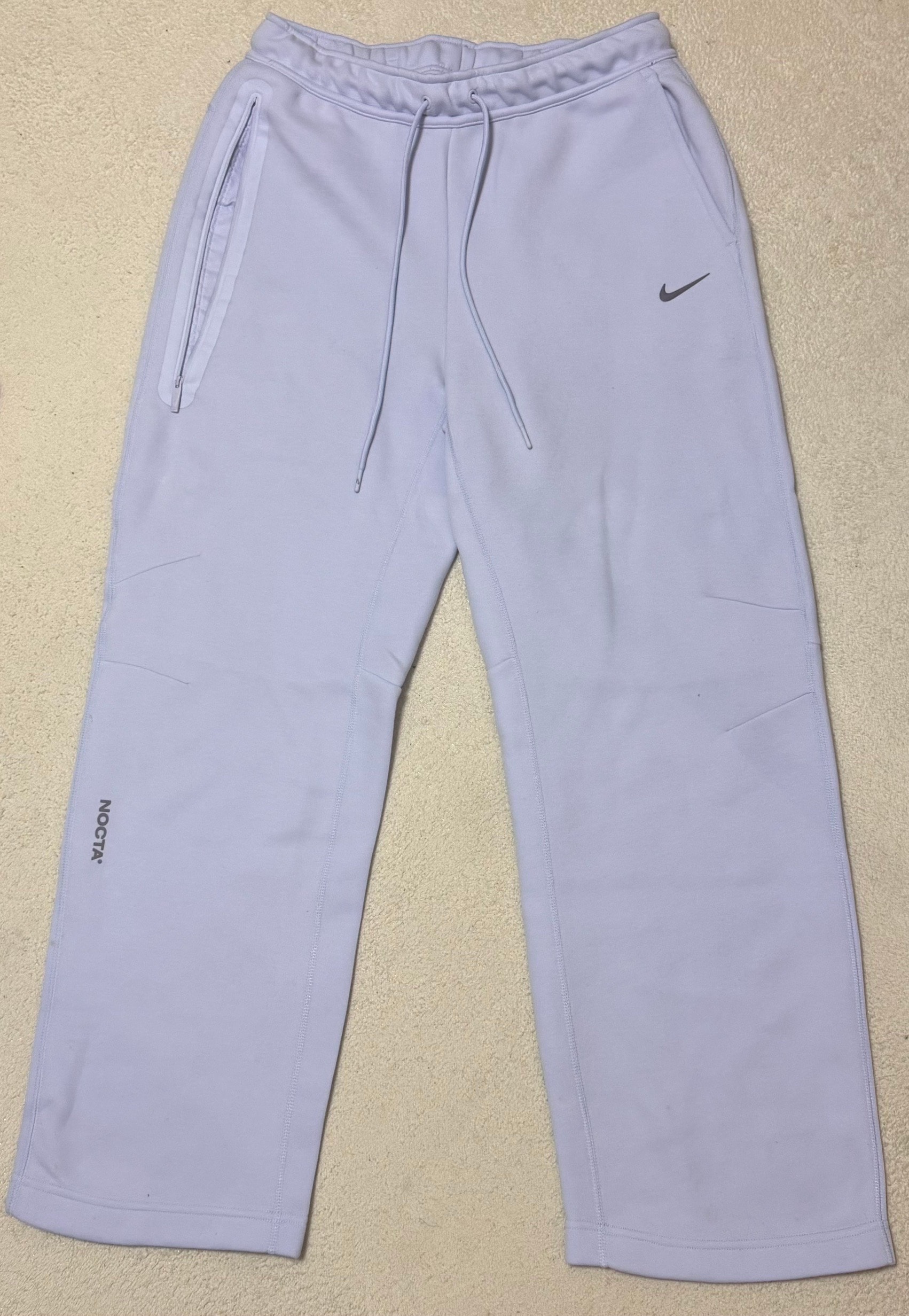 Nike x Drake NOCTA Tech Fleece Open Hem Pants "Palest Purple"