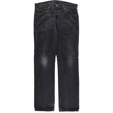 古着 リーバイス Levi's 501-0660 ブラックデニム ストレートデニムパンツ メンズw35相当/eaa612034