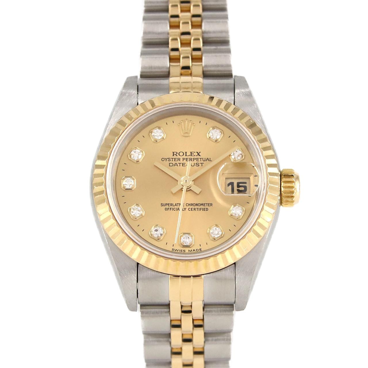 ロレックス デイトジャスト 69173G SSxYG 自動巻 T番