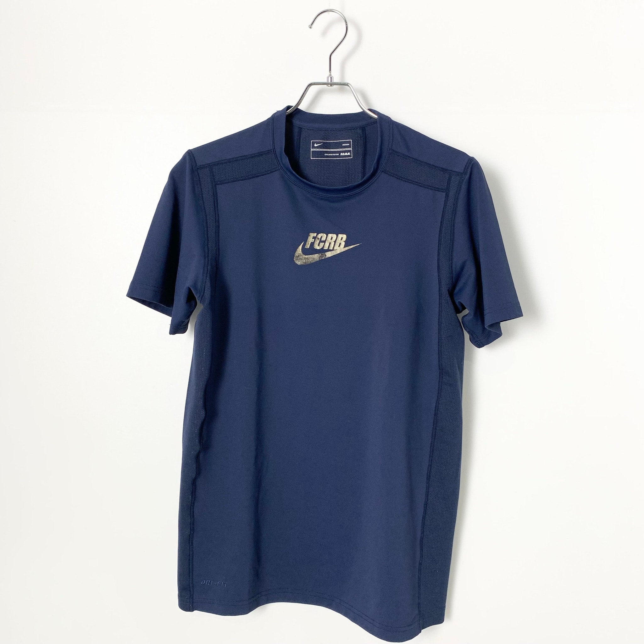 FCRB front logo TEE NAVY