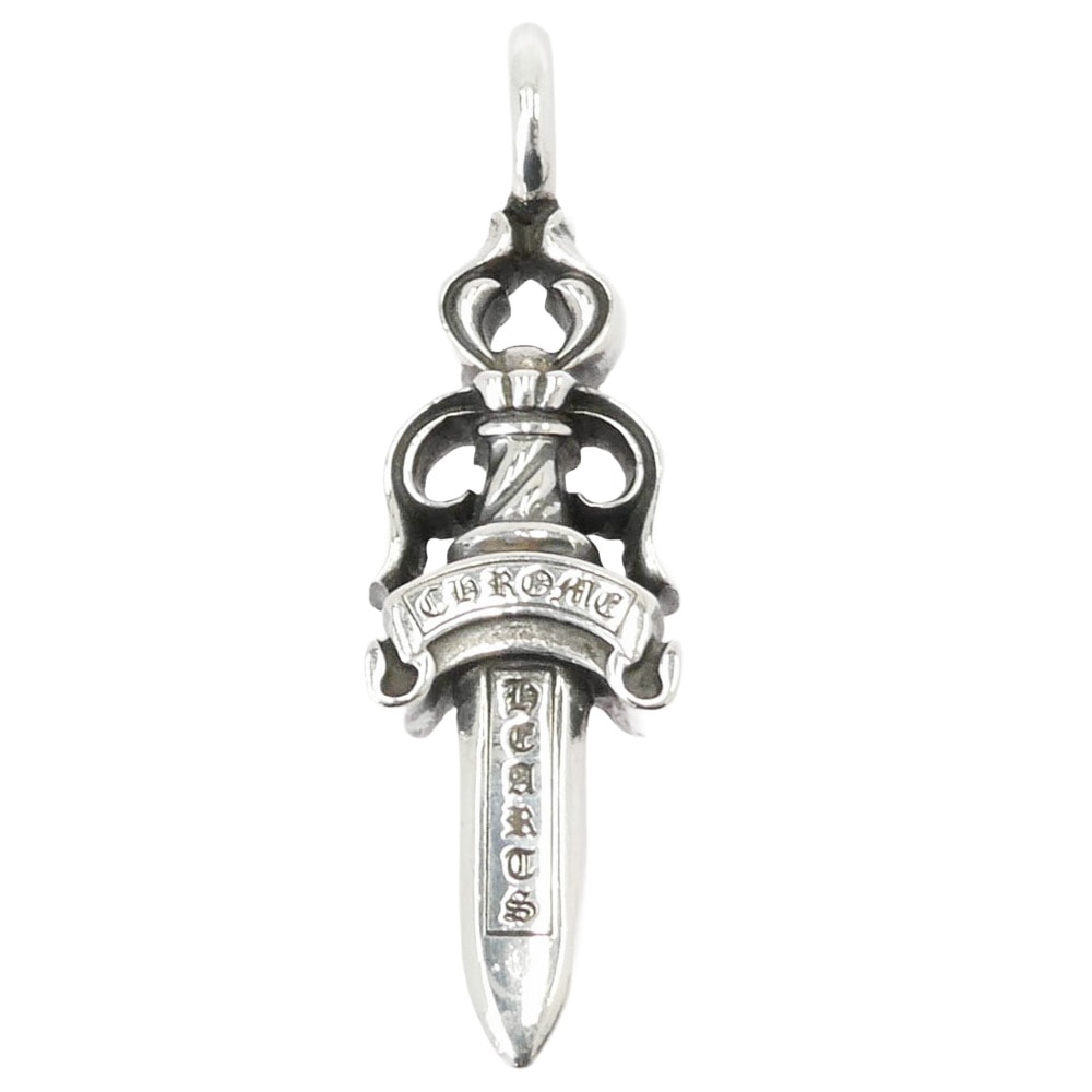 Chrome Hearts Double Dogger Pendant "Silver"
