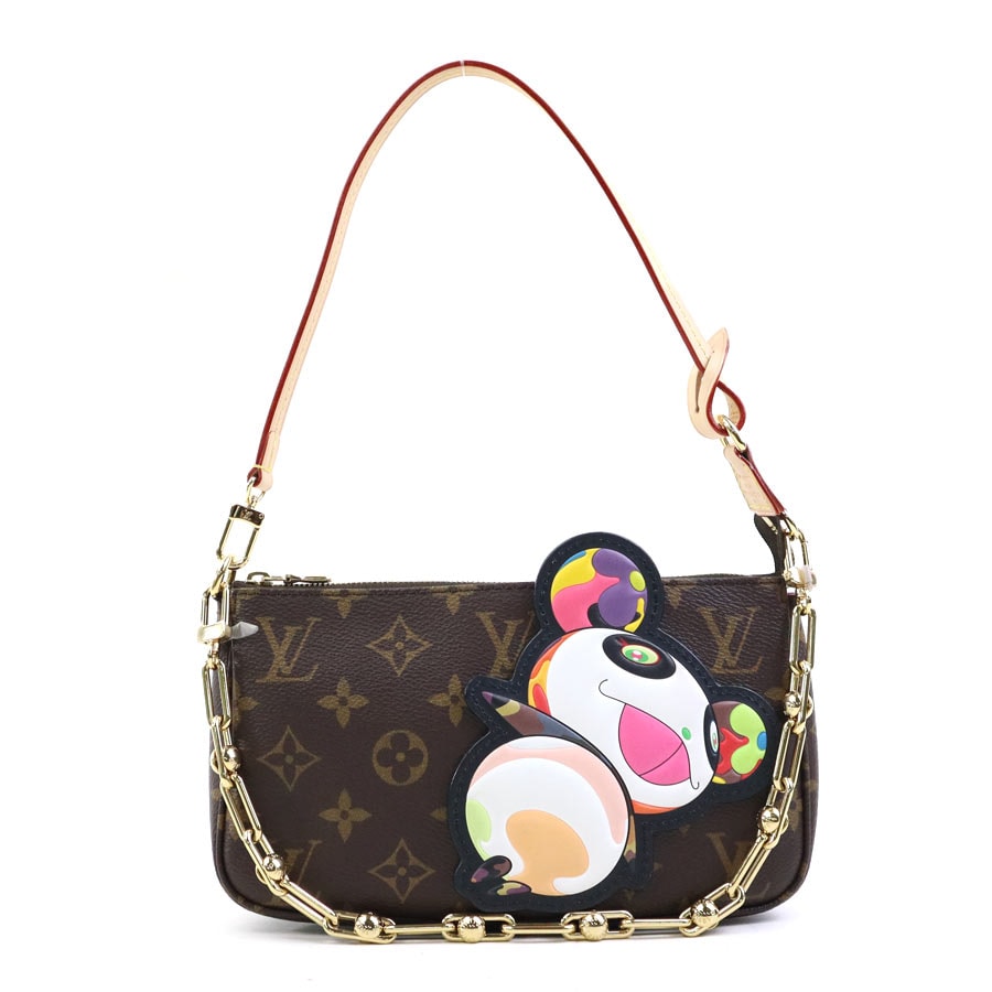 ルイ ヴィトン LOUIS VUITTON アクセサリーポーチ LV×TM モノグラム パンダ ポシェット アクセソワール/モノグラム パンダ ブラウン/マルチカラー レディース M13440【中古】 90257a