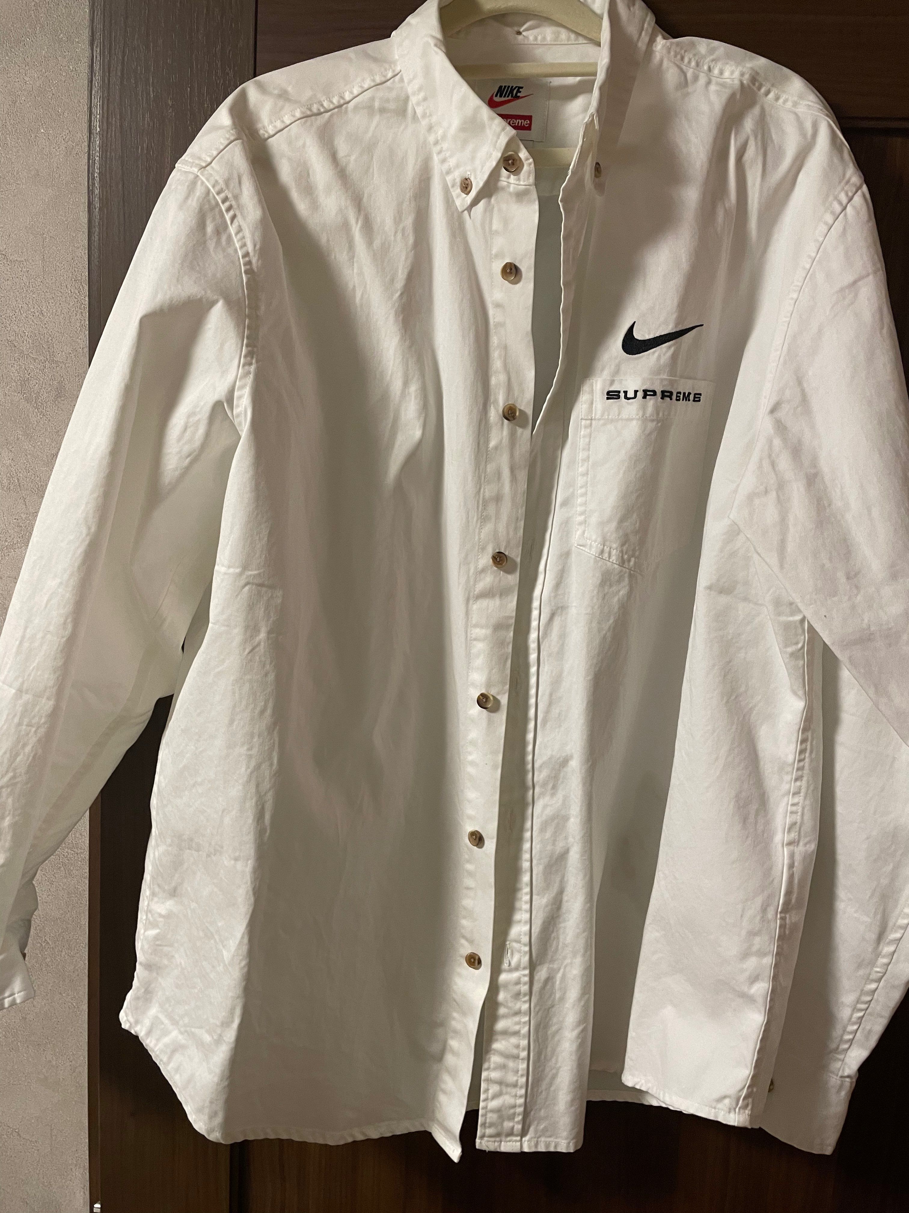 Supreme / Nike® Cotton Twill Shirt "White"