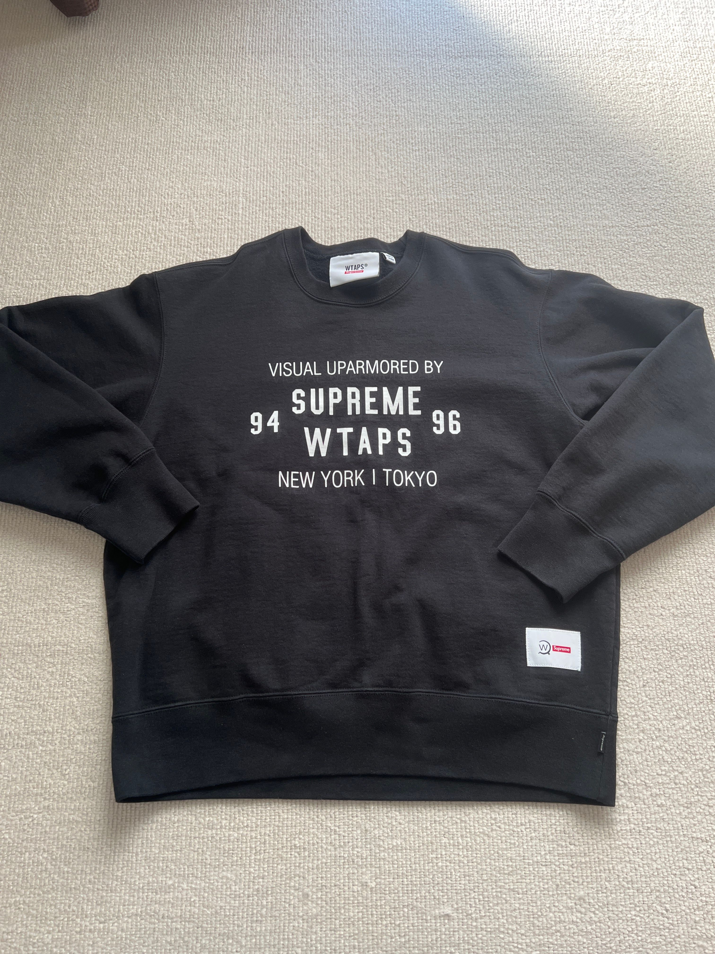 Supreme / WTAPS Crewneck "Black" 21274SPD-CSM03S