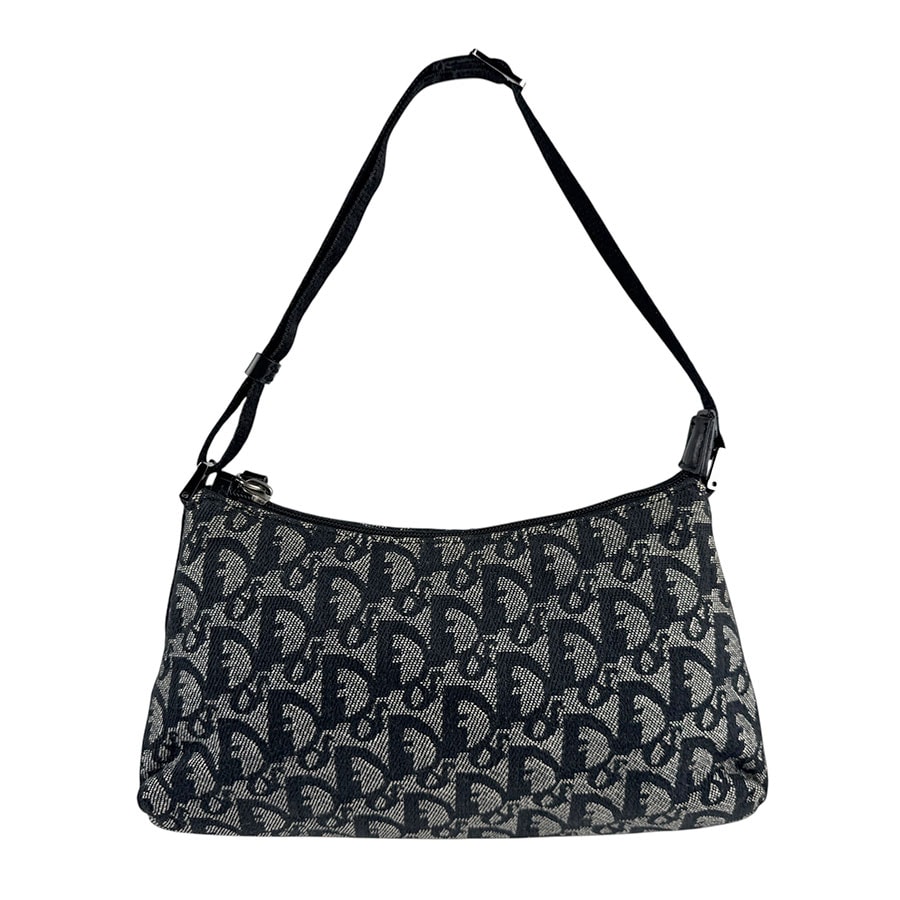 クリスチャンディオール Christian Dior ハンドバッグ キャンバス ブラック レディース【中古】 z5676