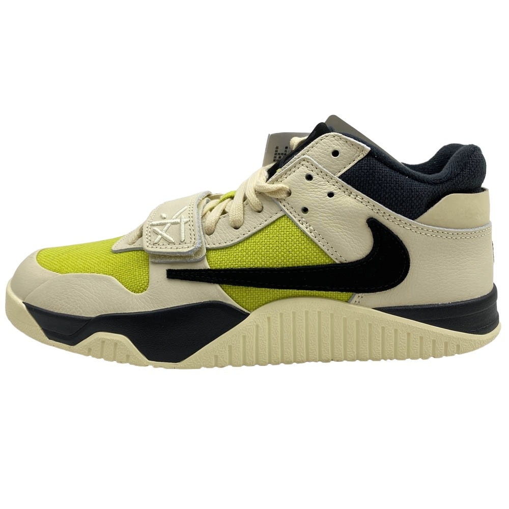 NIKE ナイキ スニーカー FZ8117-102 【フェイクバスターズ鑑定済】 ×Travis Scott  Jordan Jumpman Jack TR CJ1 T-Rexx Bright Cactusトラヴィススコット 【新古品】【未使用】【中古】