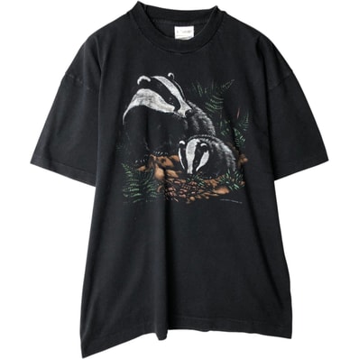 古着 90年代 フルーツオブザルーム FRUIT OF THE LOOM SCREEN STARS スクリーンスターズ アニマルTシャツ メンズL相当 ヴィンテージ/eaa639010
