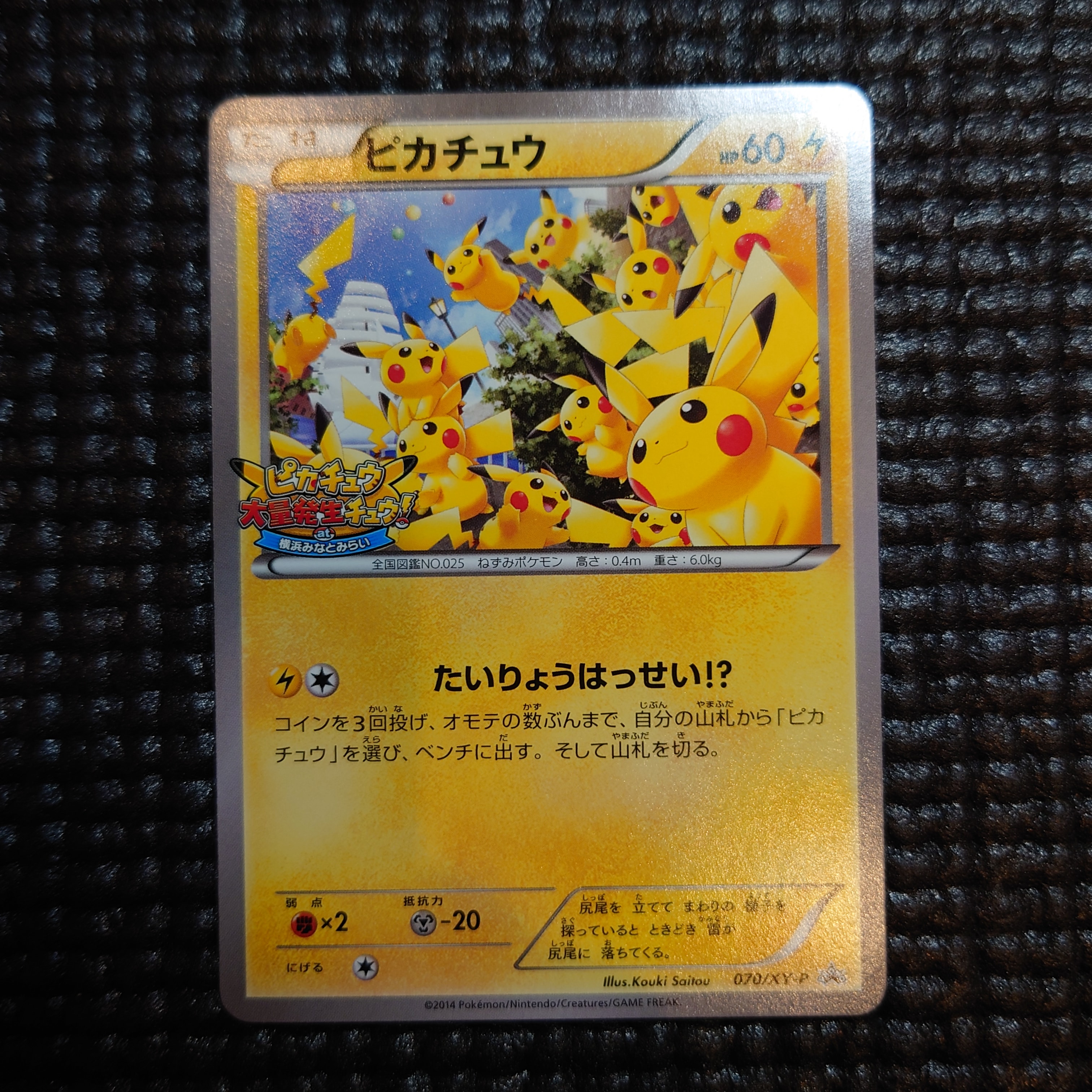 ピカチュウ: プロモ (開封済) [XY-P 070/XY-P](プロモーションカード「XY-P」)