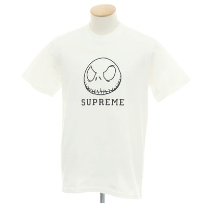 【中古】シュプリーム Supreme 2023年秋冬 Skeleton Tee コットン クルーネック 半袖Tシャツ ホワイト【サイズS】【メンズ】