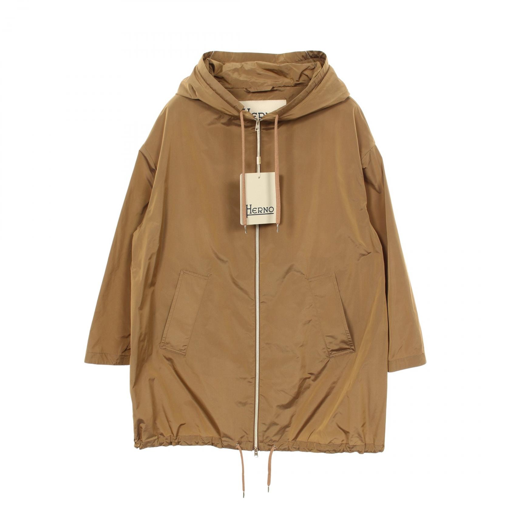 ヘルノ Herno NEW TECHNO タフタ フーデッド 衣料品 アウター ポリエステル レディース ブラウン系 GC000395D12483200042 【新品】