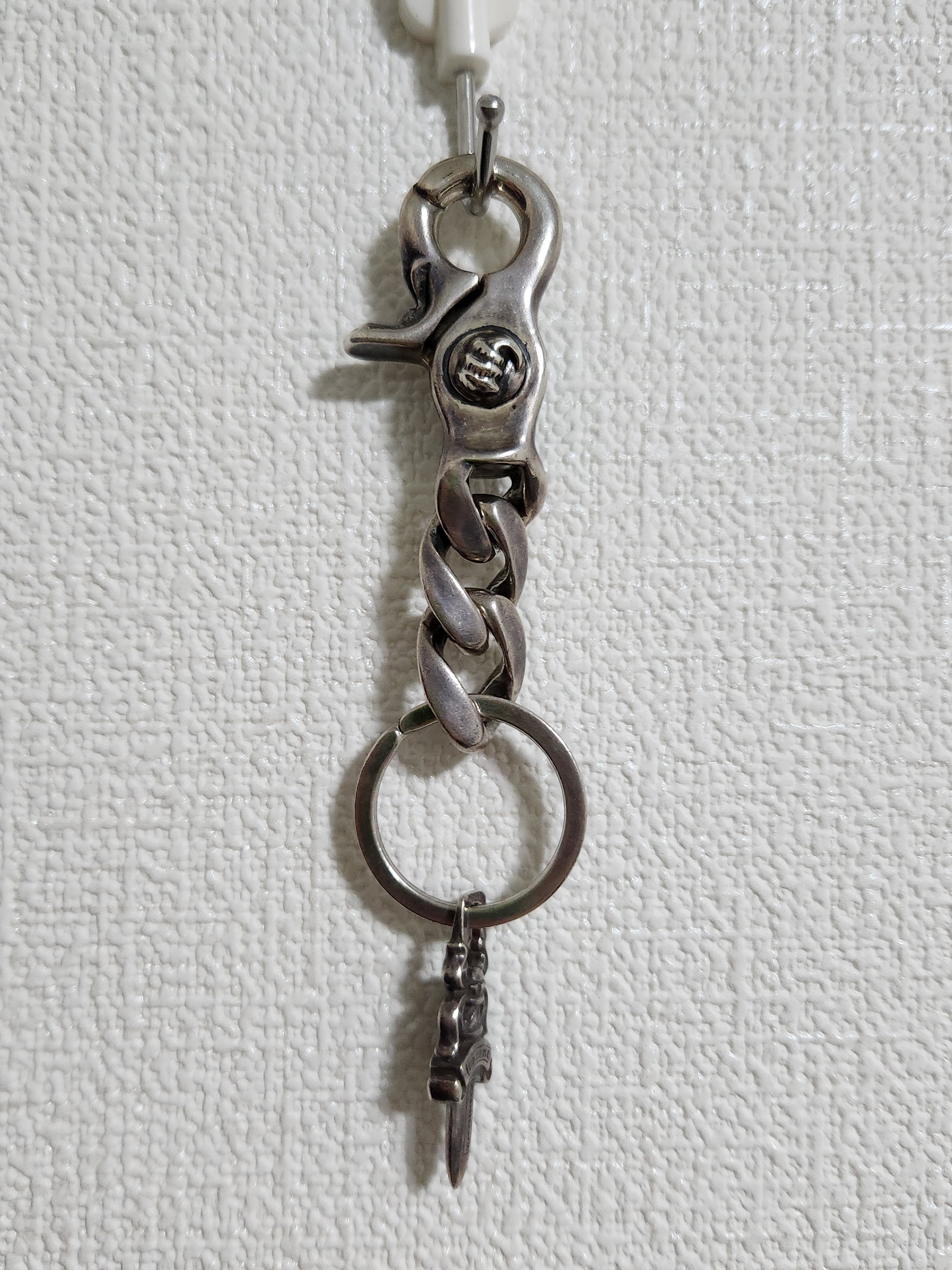 Chrome Hearts Key Ring Classic Link Short / Dagger "Silver"