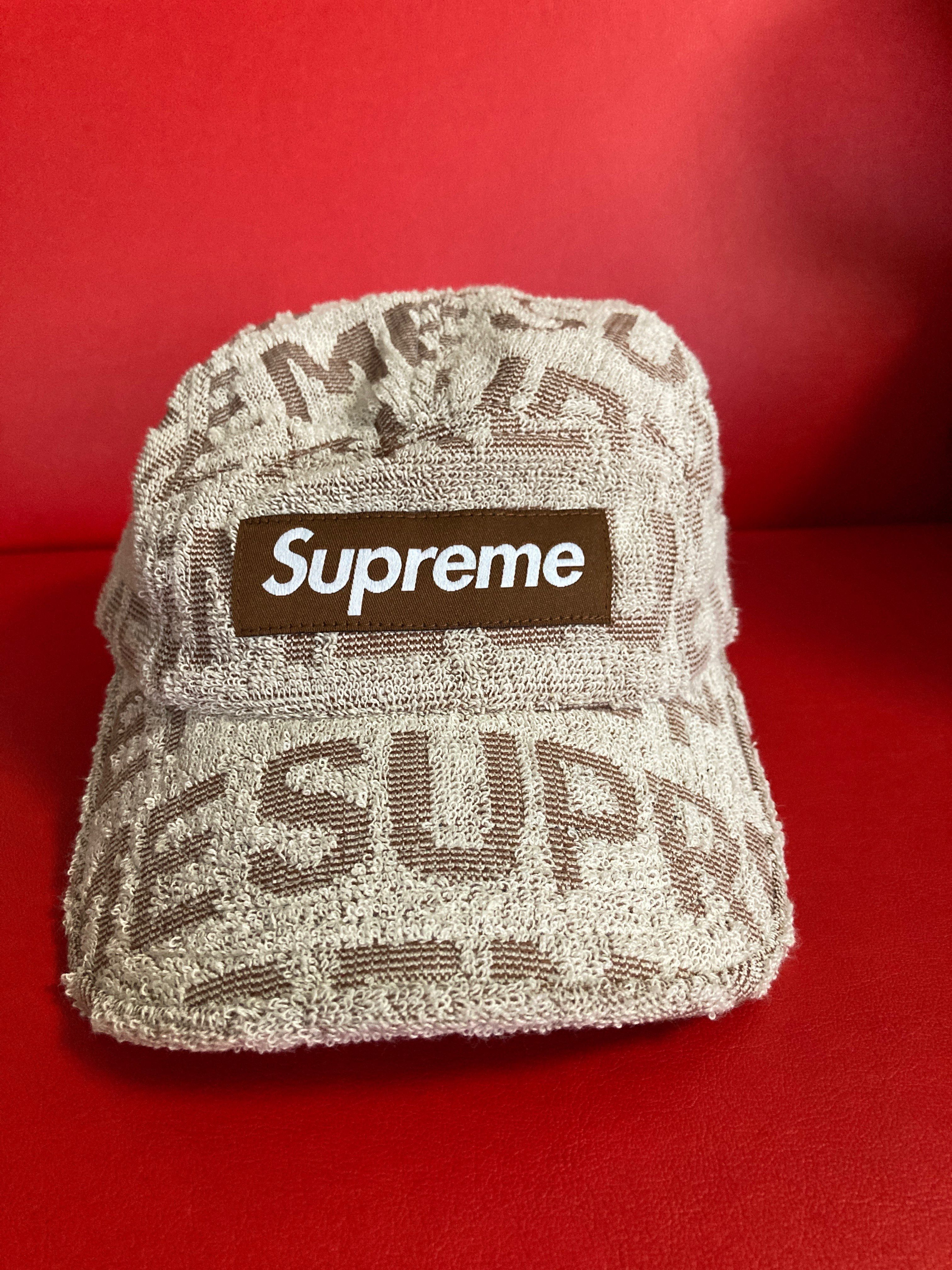 Supreme Terry Spellout Camp Cap "Beige"
