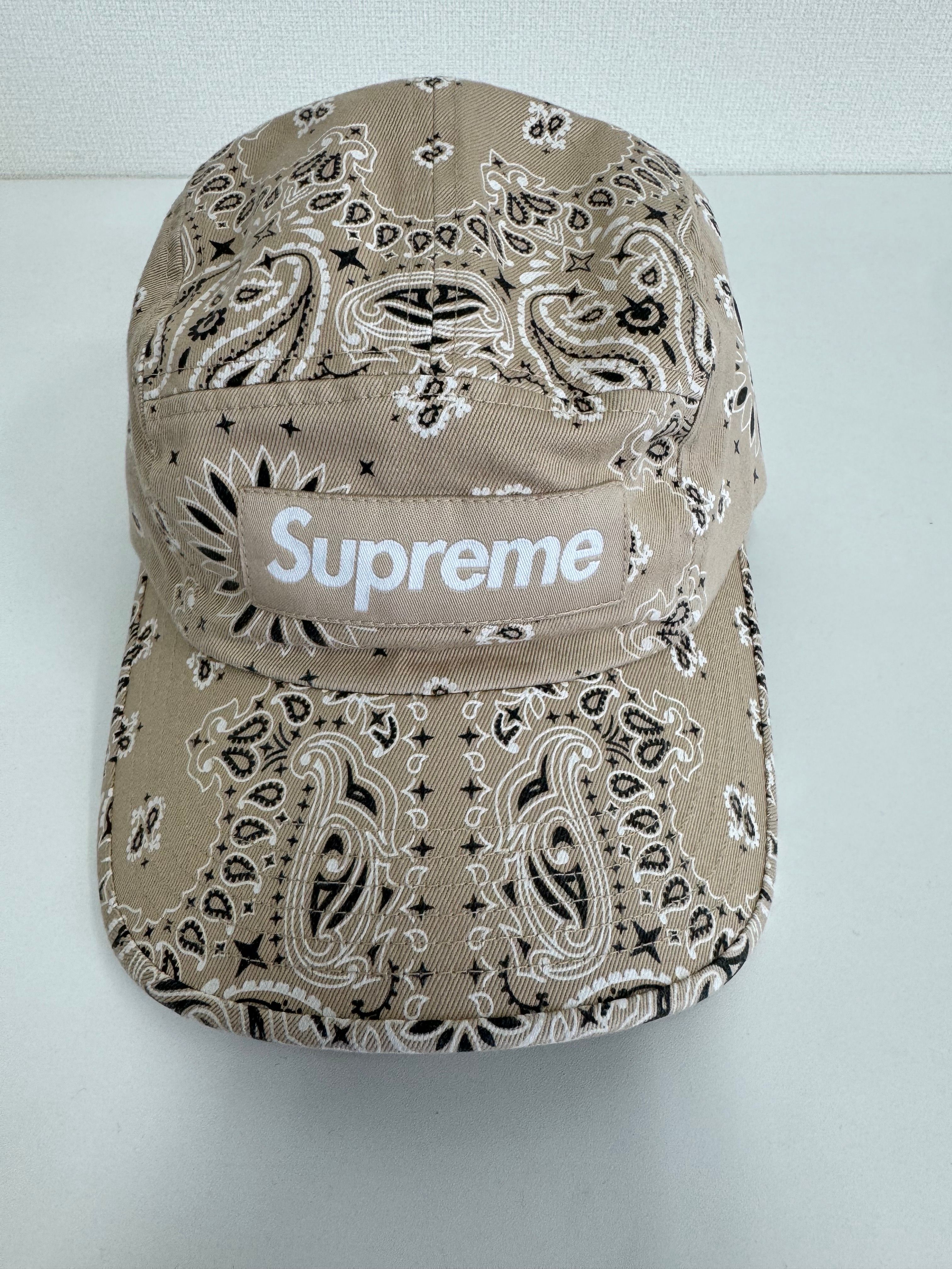 Supreme Bandana Camp Cap "Tan"