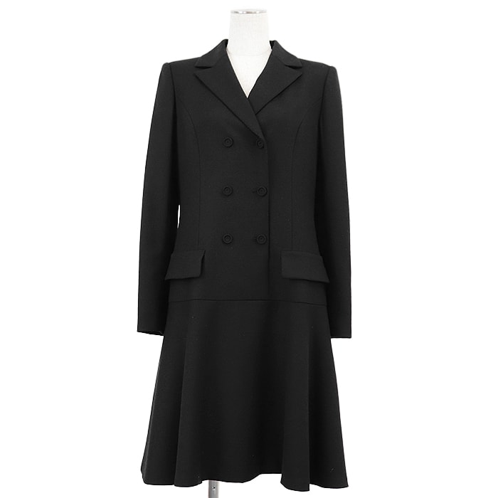 FOXEY 40 ブラック Waffle Noir コート FOXEY 40 ブラック Waffle Noir  