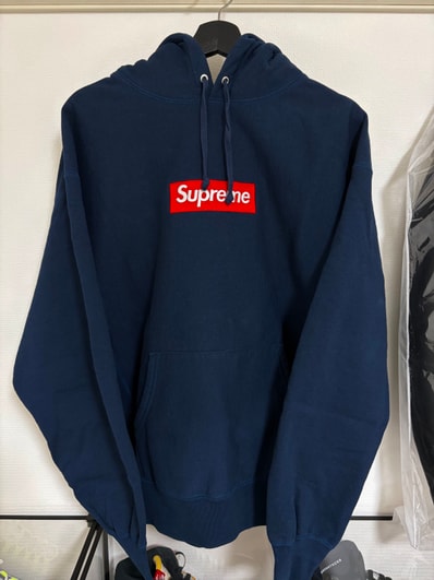 Supreme Box Logo Hooded Sweatshirt "Navy" (24FW)