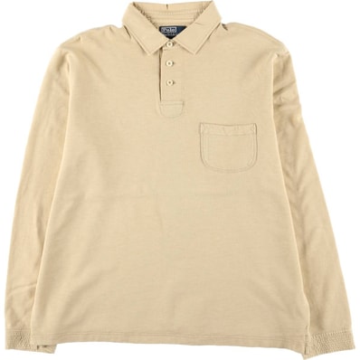 古着 ラルフローレン Ralph Lauren POLO by Ralph Lauren 長袖 ポロシャツ メンズXL相当/eaa522447