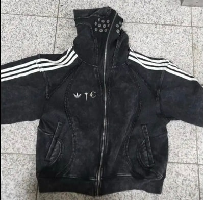adidas x Thug Club Team Geist Zip-Up Hoodie "Black"