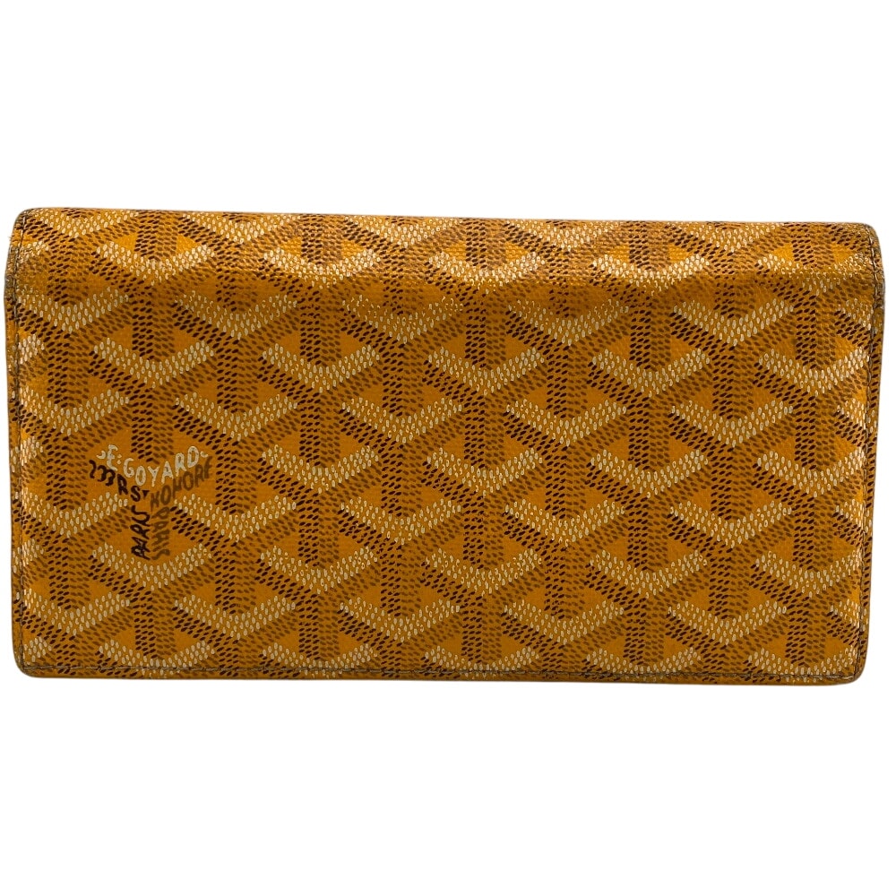 ゴヤール GOYARD 長財布 ヘリボーン リシュリュー フラップ オレンジ