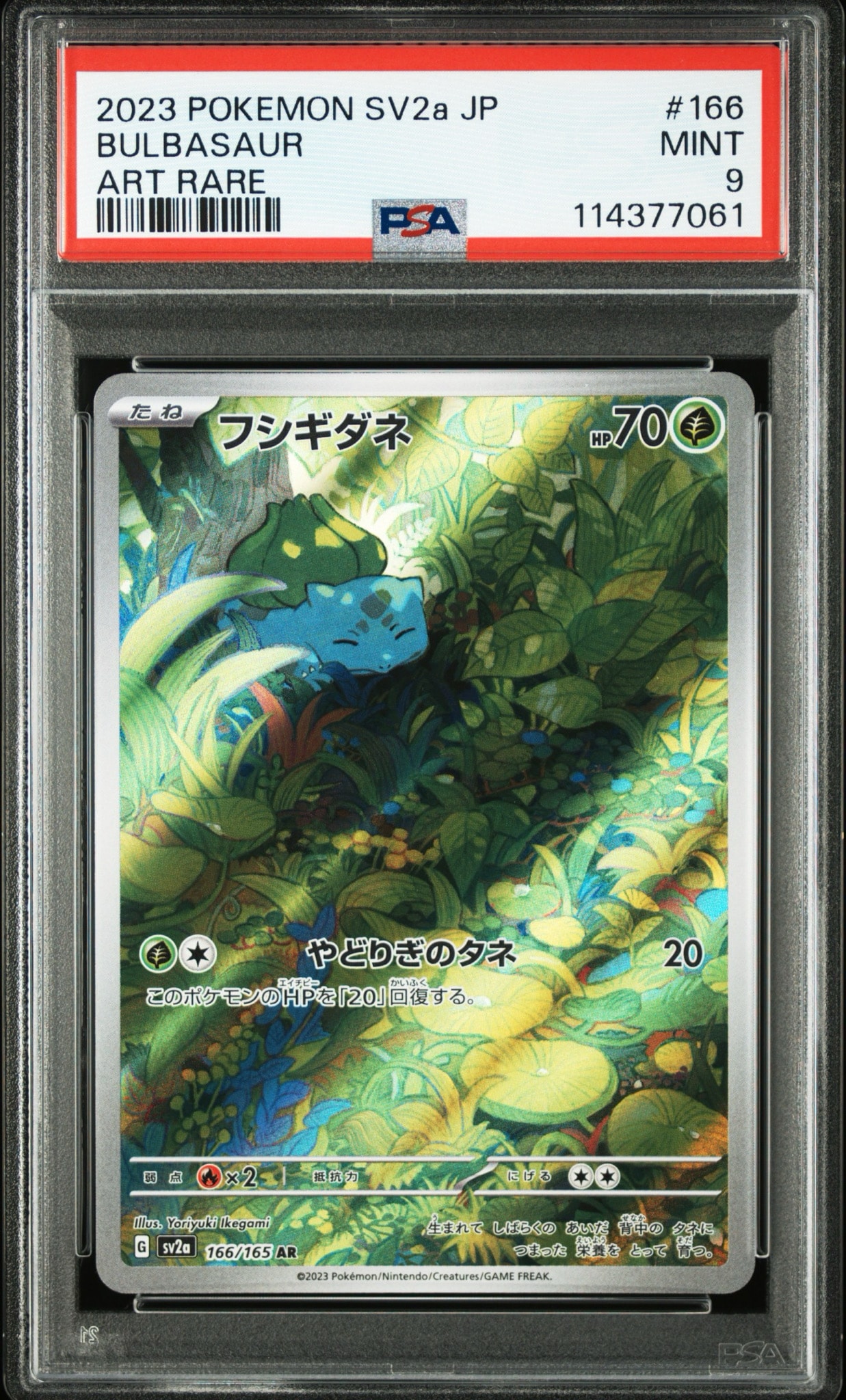 フシギダネ AR[SV2a 166/165](強化拡張パック「ポケモンカード151