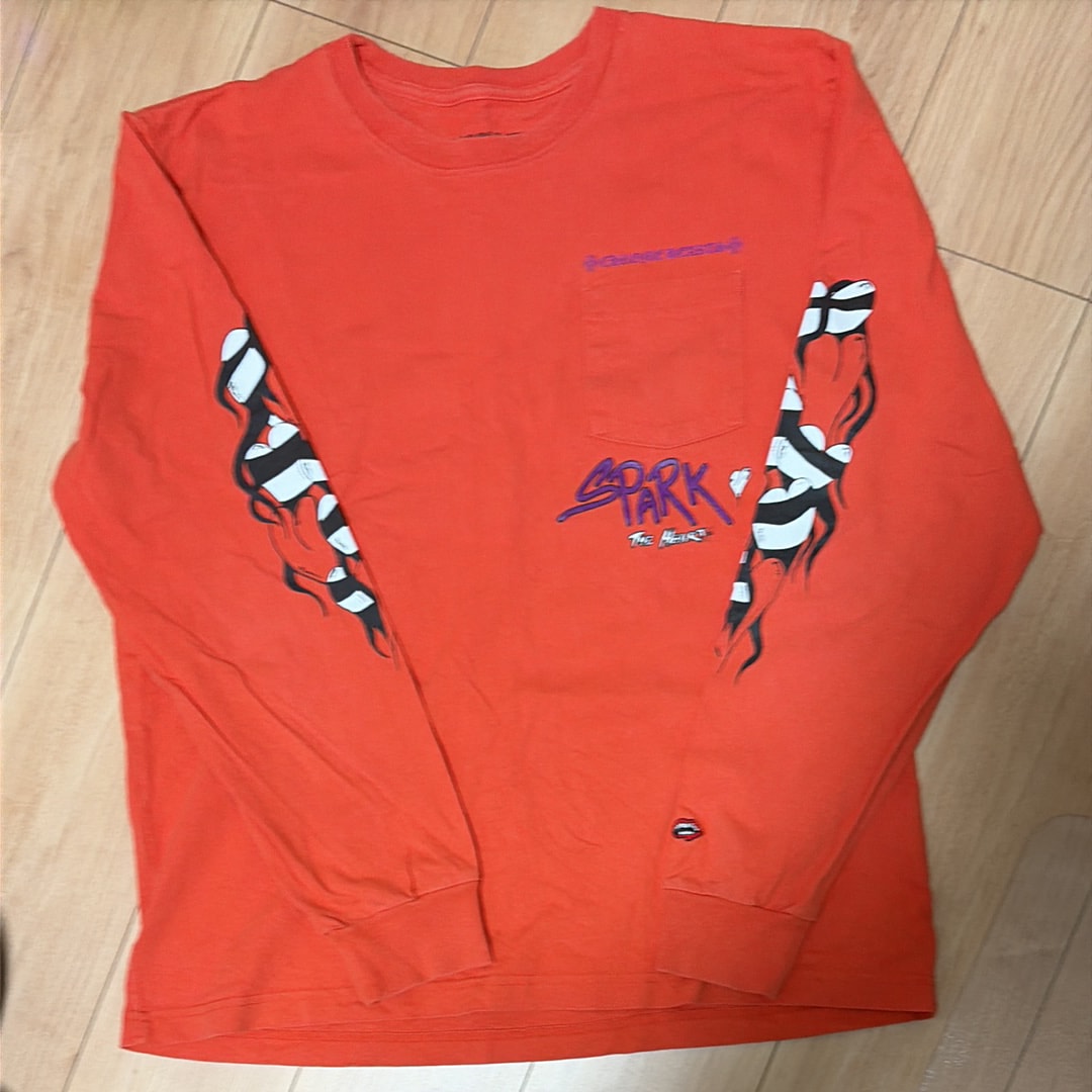 Chrome Hearts PPO Matty Boy Spark the Heart L/S T-Shirt "Red"