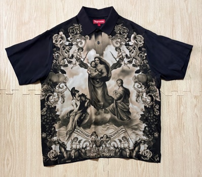 Supreme Heavenly Silk Polo "Black"