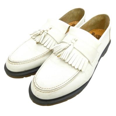 Dr.Martens ドクターマーチン その他靴 イングランド製 ADRIAN エイドリアン タッセル ローファー シューズ オフホワイト系 UK9【中古】