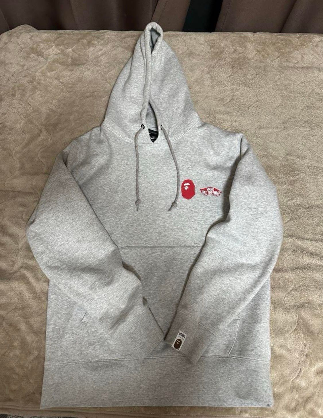 A BATHING APE X VANS PULLOVER HOODIE "Grey"