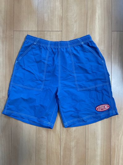 Supreme Nylon Painter Short "Pale Blue" (23SS)