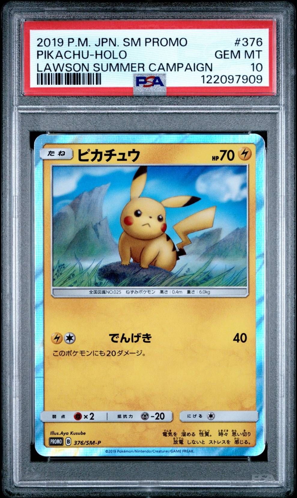 ピカチュウ: プロモ [SM-P 376](プロモーションカード「SM-P」)