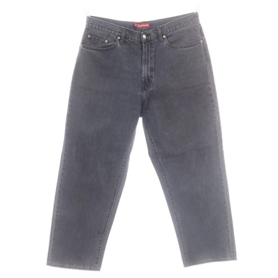 【中古】シュプリーム Supreme 2023年春夏 Baggy Jean ジーンズ デニムパンツ ブラック【サイズ34】【メンズ】