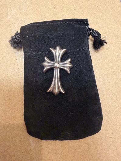 Chrome Hearts Small CH Cross Pendant "Silver"