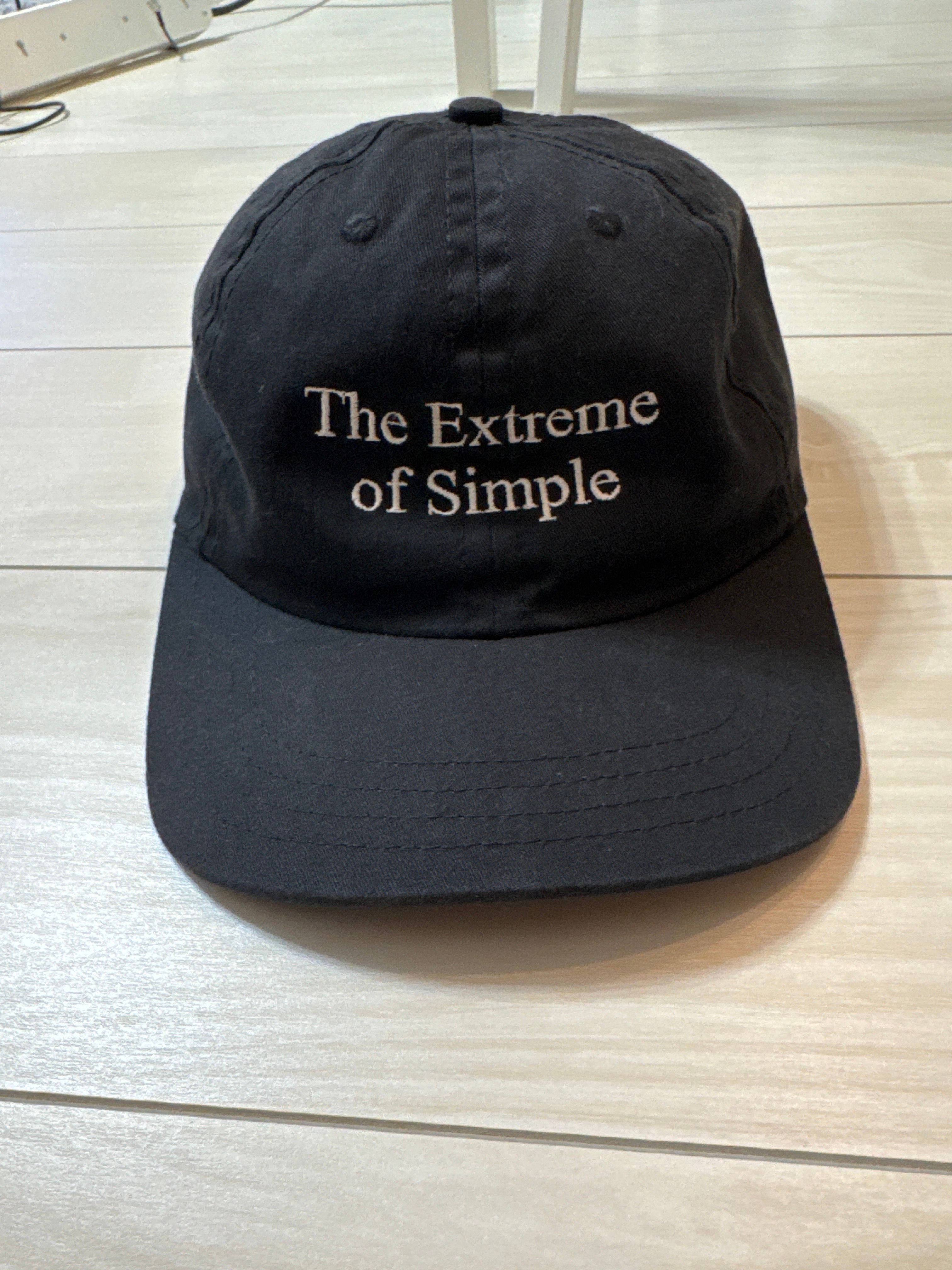 ENNOY Cotton Cap (The Extreme of Simple Logo) "Black" (24SS)