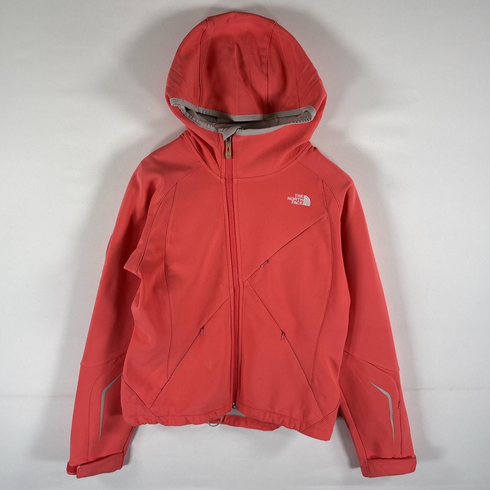 古着 ザ・ノースフェイス THE NORTH FACE シェルジャケット パーカー ナイロン アウトドア フルジップ ジャージ S  ピンク レディース