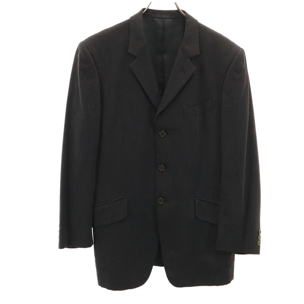 Paul Smith ポールスミス 日本製 ウールブレンド テーラードジャケット M ブラック系
