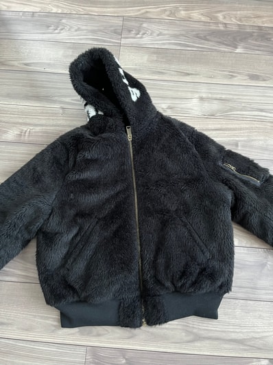 Supreme Faux Fur Reversible MA-1 "Black"