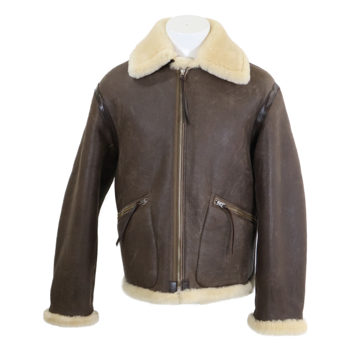 アヴィレックス 新品未使用 AVIREX7522 7832950007 B-6 ムートン フライトジャケット L