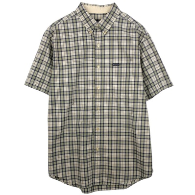 古着 ラルフローレン Ralph Lauren CHAPS チャップス 半袖 ボタンダウン チェックシャツ メンズL相当/eaa655857