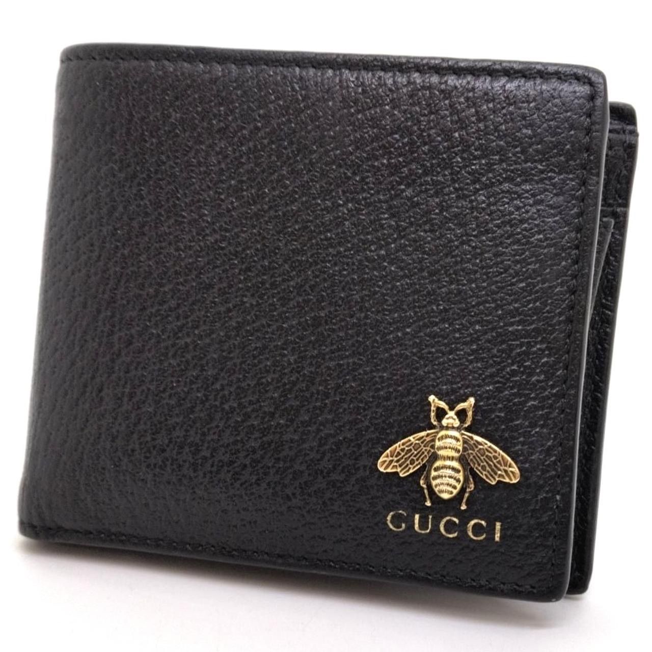 GUCCI Animalier Leather Wallet