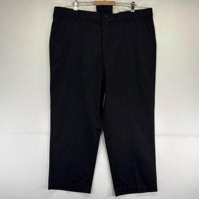 古着 レッドキャップ RED KAP パンツ ワークパンツ ワンポイントロゴ テーパード 大きいサイズ W44×L30 ブラック系 メンズ