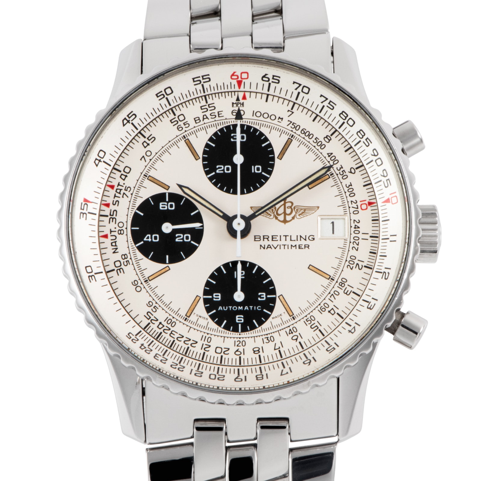 BREITLING ブライトリング オールドナビタイマー A13019 ステンレススチール【中古】