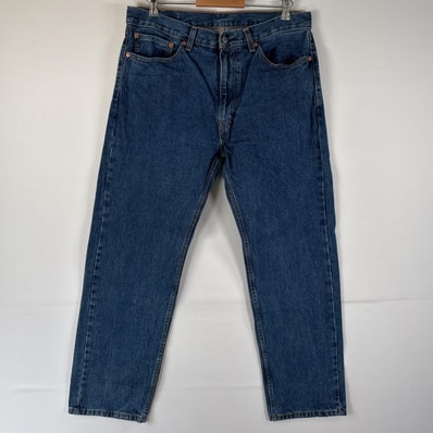 古着 リーバイス Levi's デニムパンツ 505 ブルーデニム ジーンズ ジーパン ストレート 大きいサイズ w36 L32 インディゴブルー メンズ
