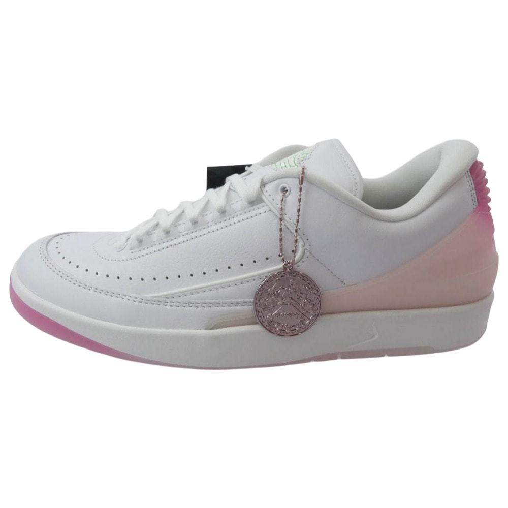 NIKE ナイキ スニーカー FQ3228-100 AIR JORDAN 2 RETRO LOW CH BLSM ""Cherry Blossom"" エア ジョーダン 2 レトロ ロー チェリーブロッサム スニーカー ホワイト系【新古品】【未使用】【中古】
