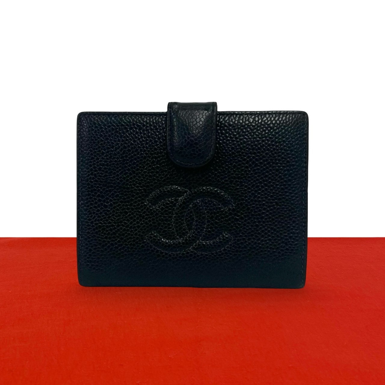 B (目立った傷や汚れなし)】CHANEL シャネル ココマーク キャビア