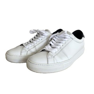 【値下げ】GIVENCHY ジバンシィ レザー ロー スニーカー スニーカー レザー メンズ【中古】