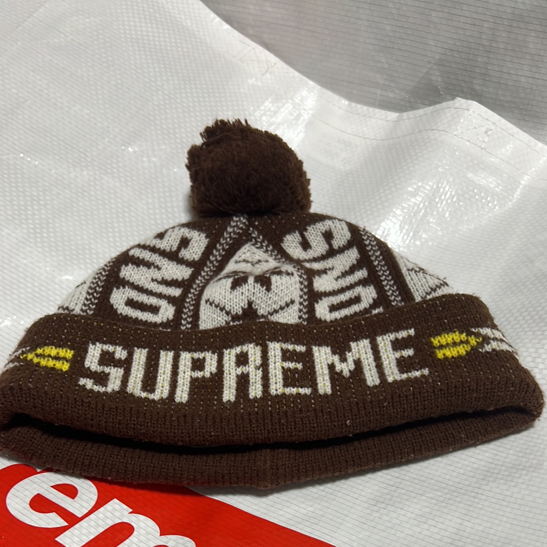 シュプリーム スノー ビーニー "ブラウン"
