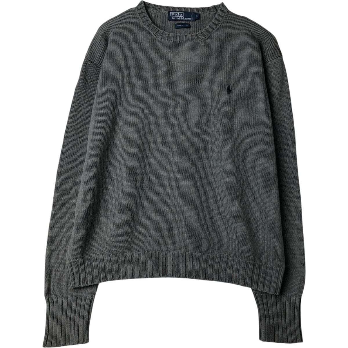 古着 ラルフローレン Ralph Lauren POLO by Ralph Lauren コットンニットセーター メンズL相当/eaa627498